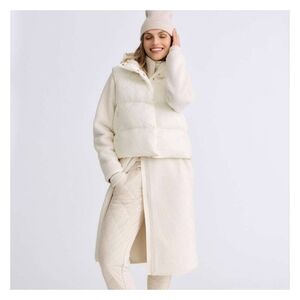 Joe ivory down vest NWOT